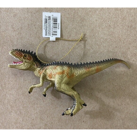 Kurt Adler Dinosaur Ornament Prehistoric Plastic Christmas Tyrannosaurus Rex - Picture 6 of 7
